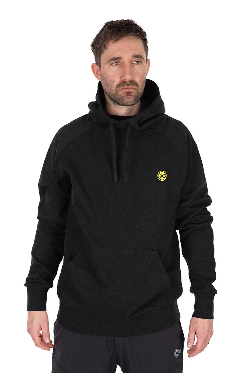 Matrix Pullover Hoody – Black Marl – Image 3