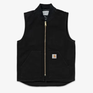Carhartt WIP Jacket - Classic Vest - Black Rinsed