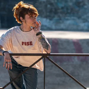 T-shirt Welcome Beige woman