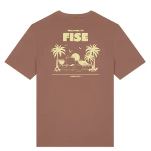 T-shirt Welcome Brown