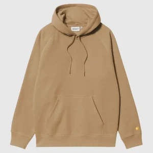 Carhartt WIP Hoodie - Chase - Peanut / Gold