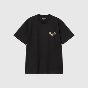 Carhartt WIP Tee - Button - Black