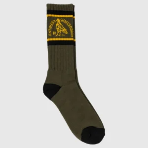 Antihero Chaussettes - Clubhouse - Green/Yellow/Grey