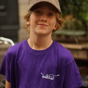 Wallstreet Tee Kids - Fish Eye - Purple