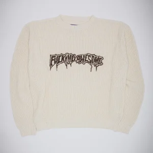 Fucking Awesome Sweater - Drip - Cream