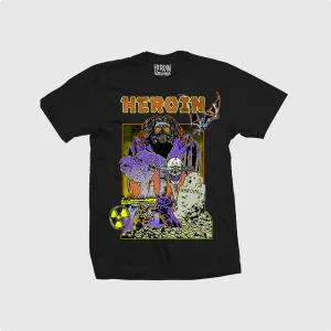 Heroin-Hellscape-Tee_grande_74ca2868-e9d9-4e9e-92b4-b92c93a6d66f.pngv1730810402 Heroin Tee - Hellscape - Black