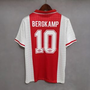 MAILLOT RETRO VINTAGE AJAX BERGKAMP 1989-90