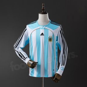 Maillot Argentine Domicile 2006 Manches Longues