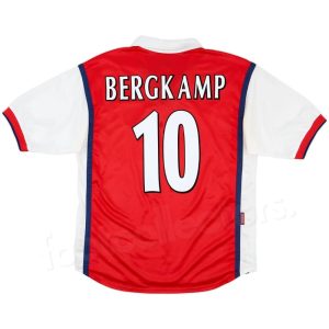 Maillot Arsenal Domicile 1998-1999 Bergkamp