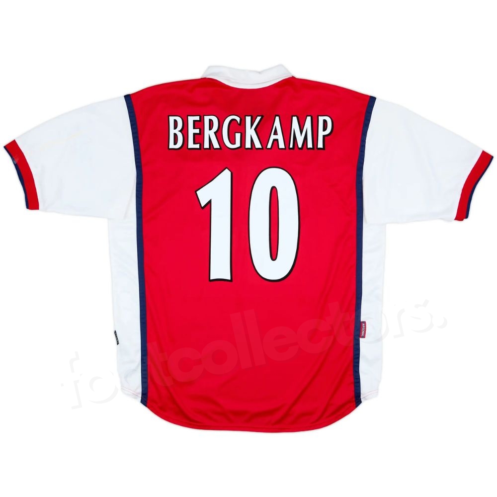 Maillot Arsenal Domicile 1999-2000 Bergkamp