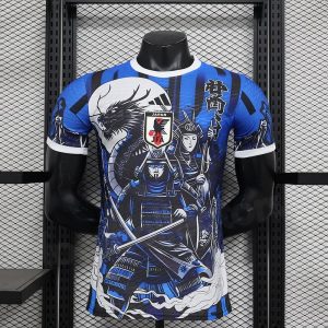 Maillot Japon Dragon Samurai Bleu Match