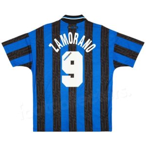Maillot Inter Milan Domicile 1997 1998 Zamorano