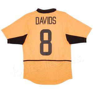 Maillot Retro Vintage Pays Bas Domicile 2002 2004 Davids