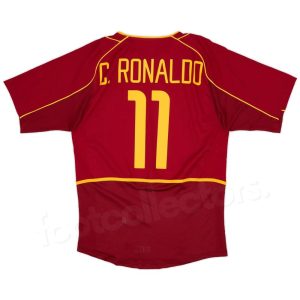 Maillot Retro Vintage Portugal Domicile 2002 2004 Ronaldo