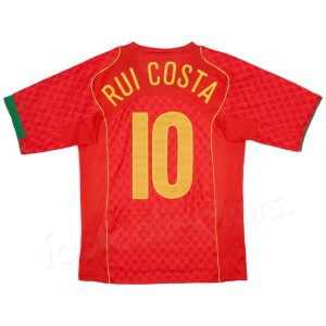 Maillot Retro Vintage Portugal Domicile 2004 2006 Rui Costa