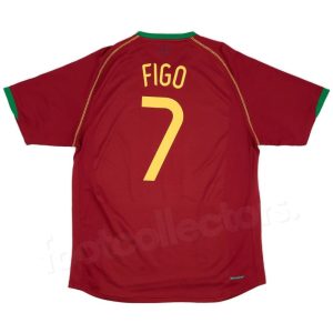 Maillot Retro Vintage Portugal Domicile 2006 2008 Figo