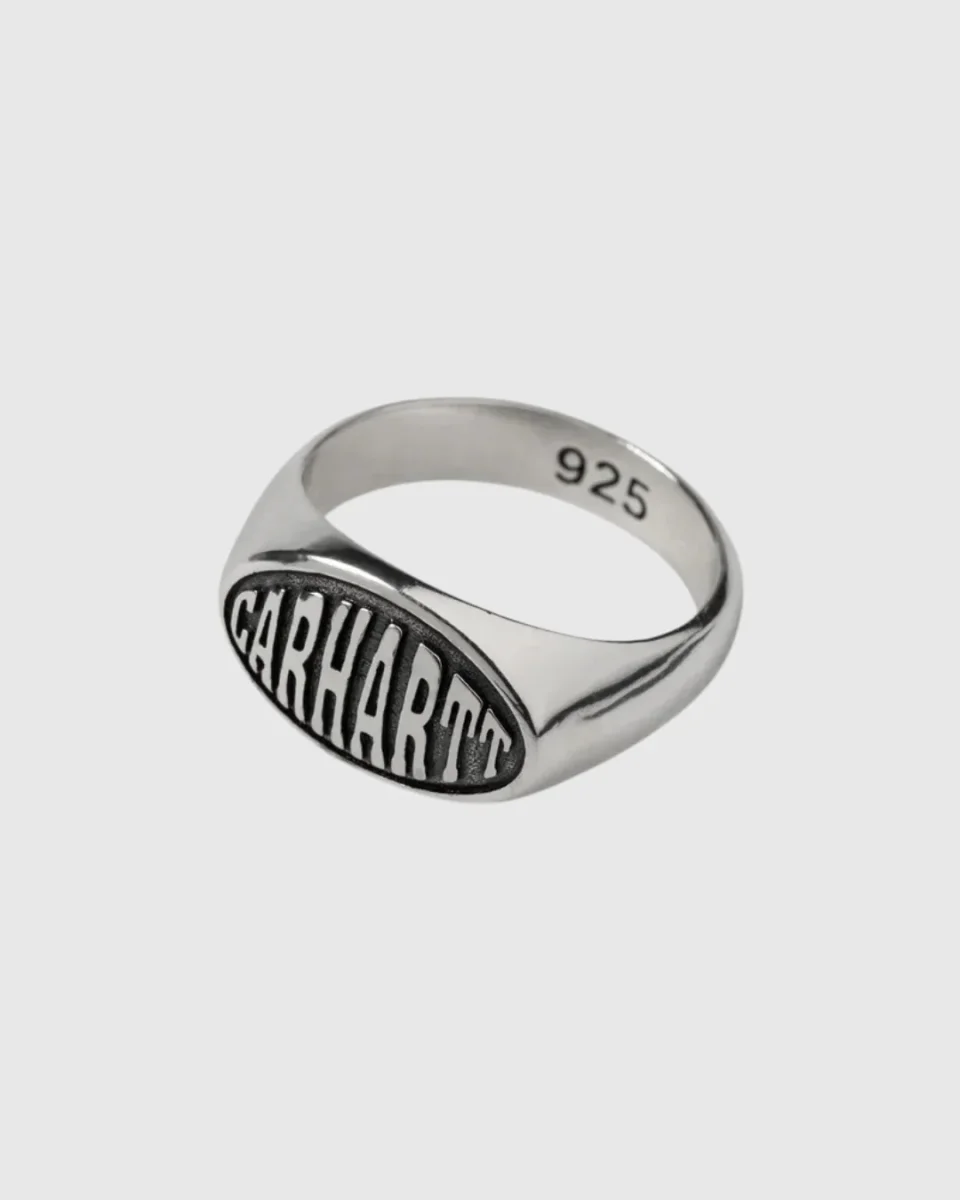 Carhartt WIP Bague - Big Time - Sterling Silver