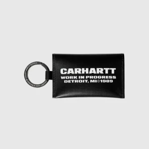 Carhartt WIP Keychain - Link Script - Black / White