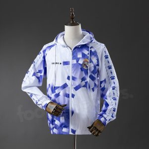 Veste Survetement Real Madrid Kelme Blanche