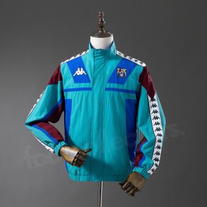 Veste Survetement Barca Kappa Bleu