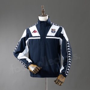 Veste Survetement Barca Kappa Bleu Marine