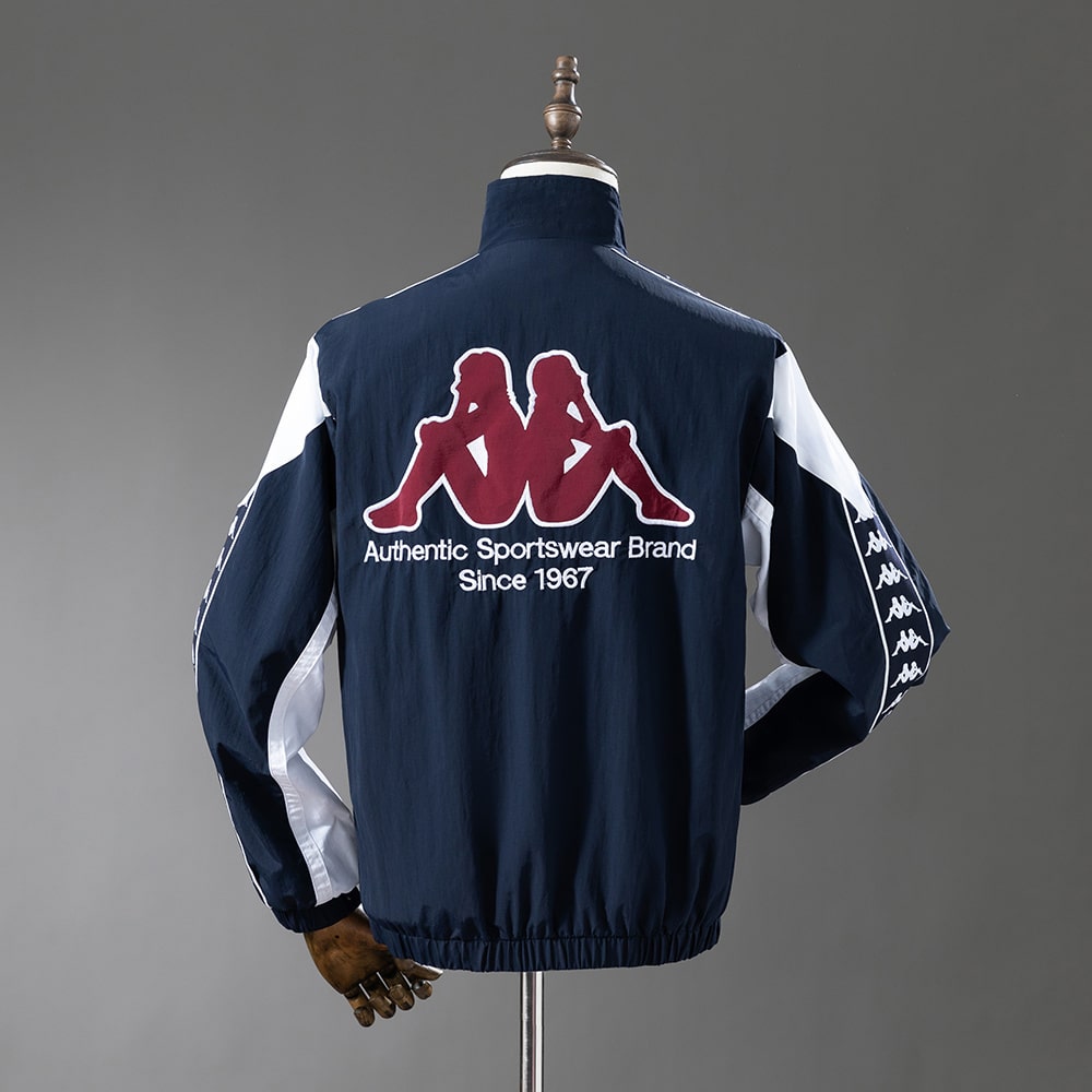 Veste Survetement Barca Kappa Bleu Marine – Image 2