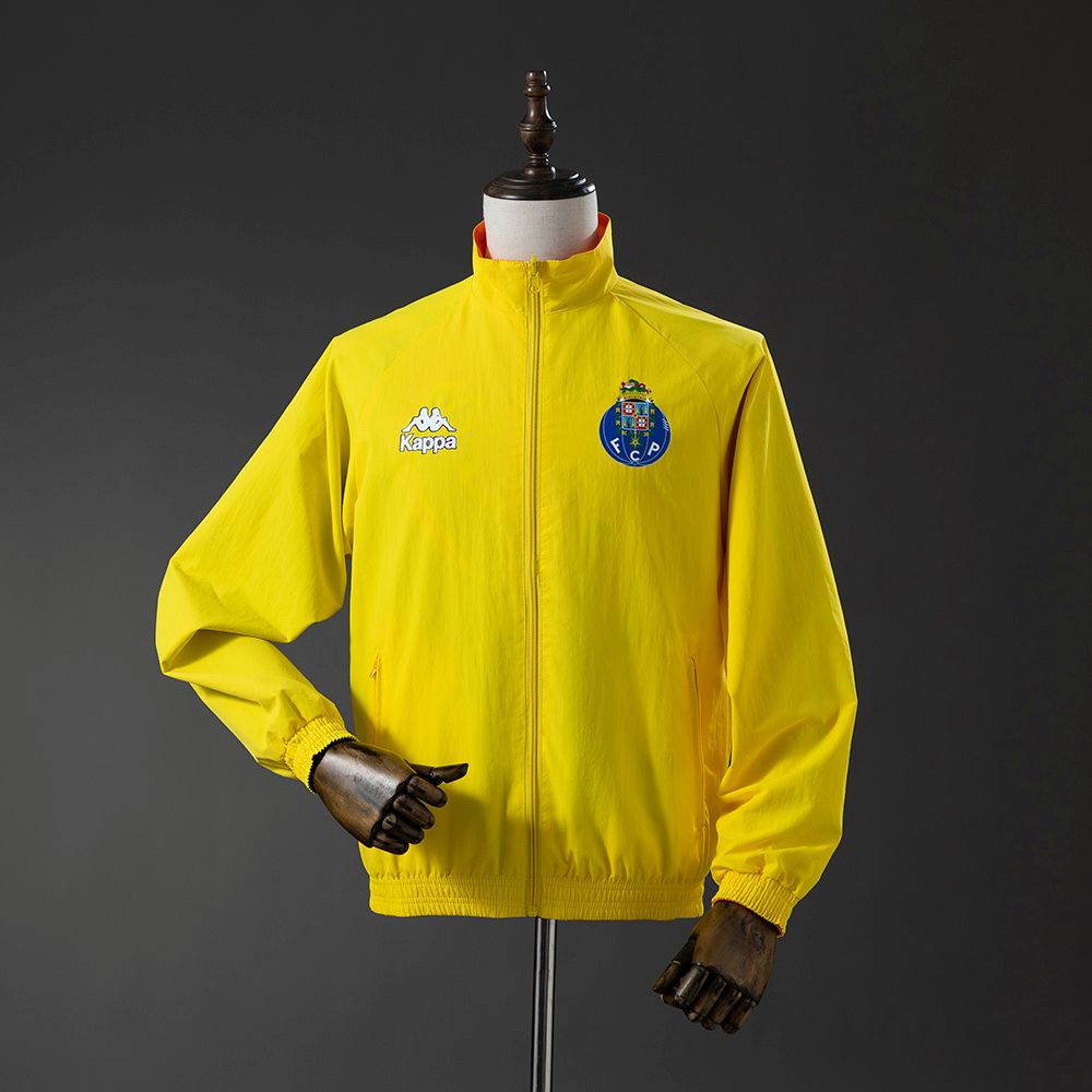 Veste Survetement FC Porto Reversible Orange et Jaune – Image 3