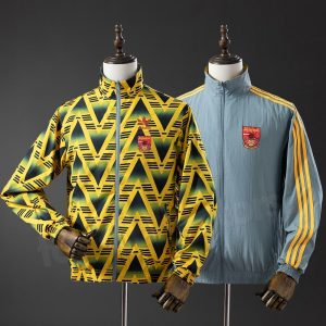 Veste Survetement Reversible Arsenal Adidas Jaune