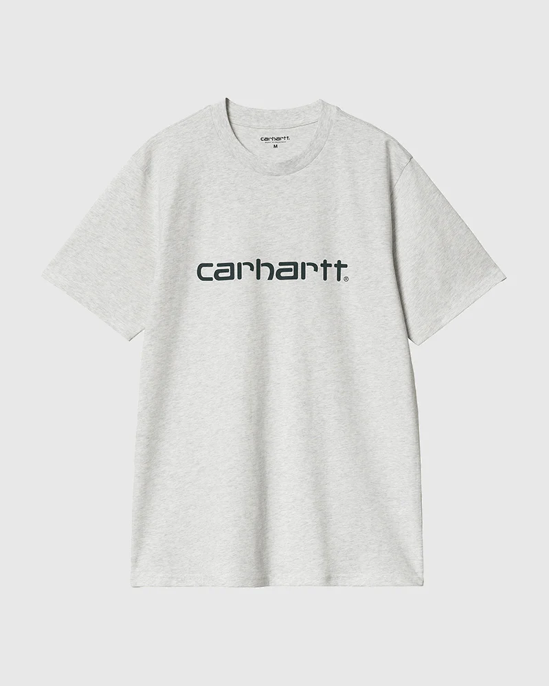 Carhartt WIP Tee - Script - Ash Heather