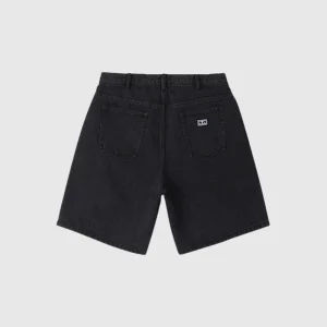 Obey Short - Bigwig Baggy Denim - Faded Black