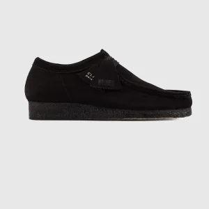 Clarks - Wallabee - Black Suede