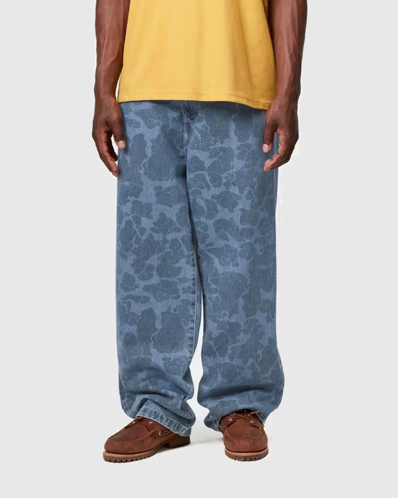 Carhartt WIP Pant - Duck Landon - Camo / Blue – Image 2