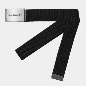 Carhartt Ceinture - Clip Belt Chrome - Black