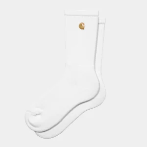 Carhartt WIP Chaussettes - Chase - White