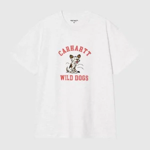 Carhartt WIP Tee - Wild Dog - Ash Heather
