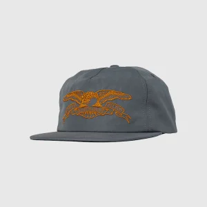 Antihero Cap - Basic Eagle - Charcoal/Orange