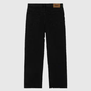 Obey Pant - Classic Baggy Denim - Faded Black
