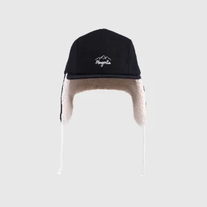 Magenta Cap - Mtn Flap - Black