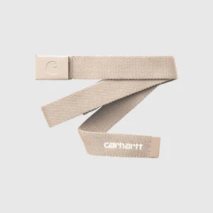 Carhartt WIP Ceinture - C-Logo Tonal - Fleur De Sel / White