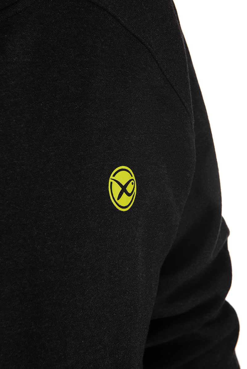 Matrix Pullover Hoody – Black Marl – Image 2