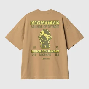 Carhartt WIP Tee - Harttronix - Dusty H Brown