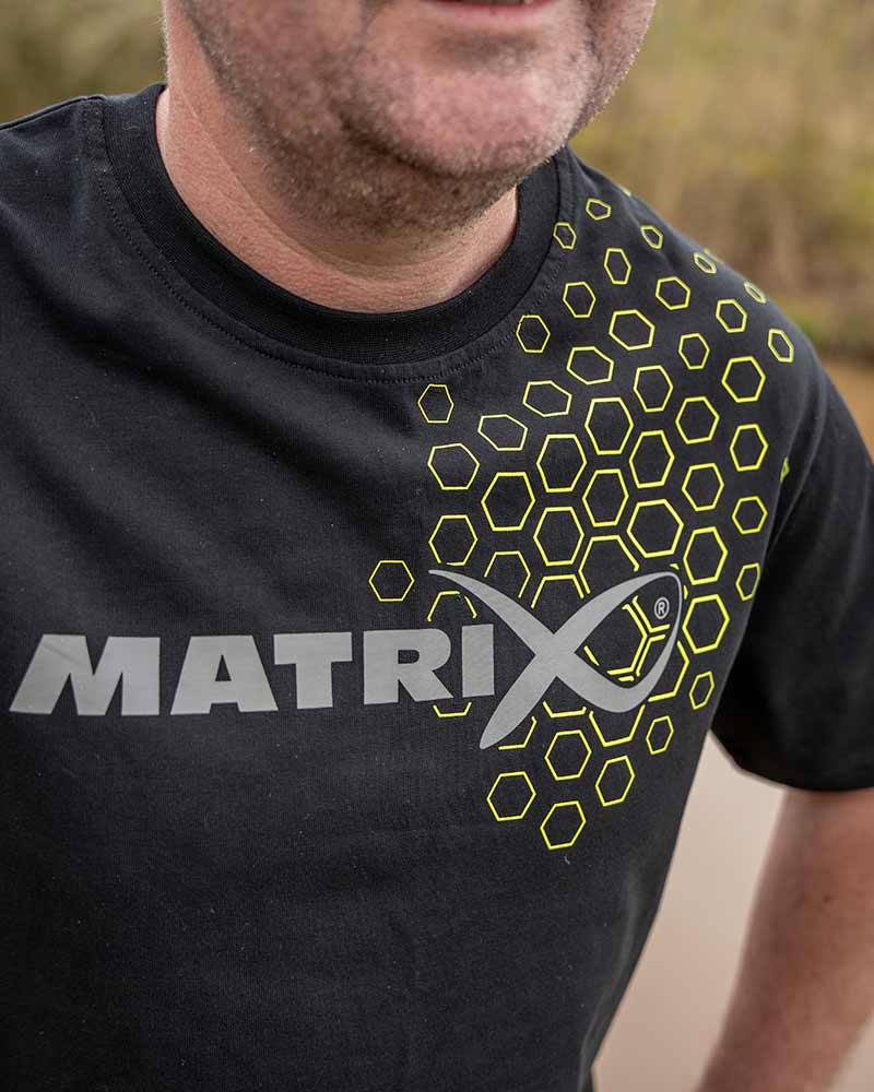 MATRIX HEX PRINT T-SHIRT noir – Image 3