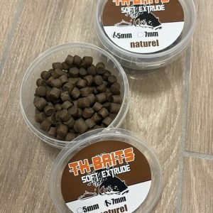 pellet a escher tk baits extrudé naturel 5 et 7mm