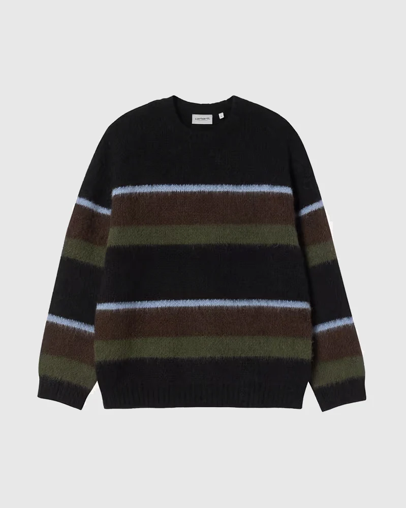 Carhartt Sweater - Merton - Sundling Stripes / Palisander