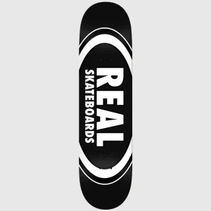 Real Board - Team Classic Oval Black - 8.25"