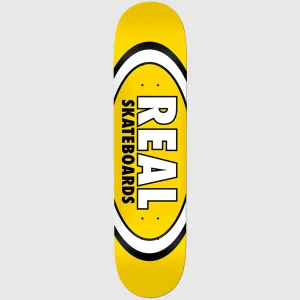 Real Board - Team Classic Oval Yellow - 8.0"