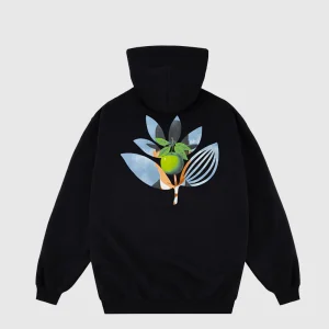 Magenta Hoodie - Pomme - Black