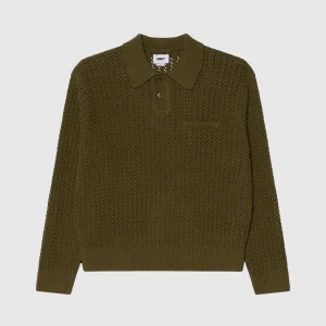Obey Sweater - Duane Polo - Tea Leaf