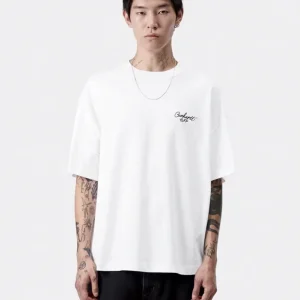 Carhartt WIP Tee - Signature Script - White/Black