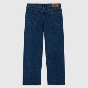 Obey Pant - Classic Baggy Denim - Stone Washed Indigo